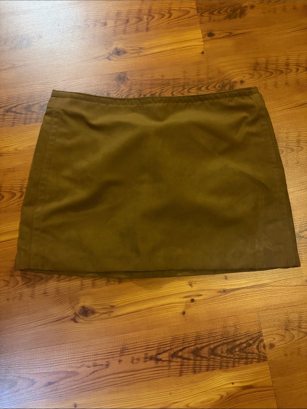 H&M Camel Suede Mini Skirt
